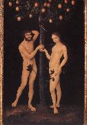 CRANACH, Lucas the Elder Adam and Eve 02 China oil painting reproduction